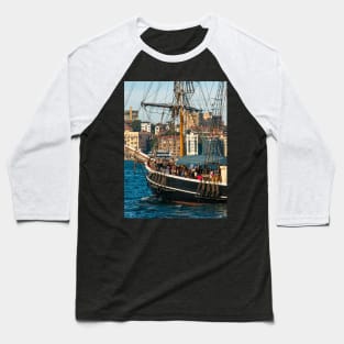 Southern Swan Sailing Ship, Sydney Harbour, Australia Baseball T-Shirt